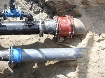 Arbeiten im Wasserleitungsbau